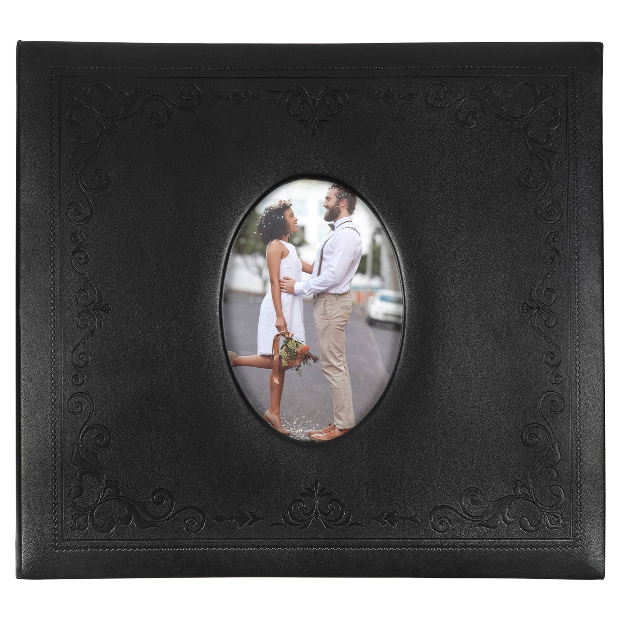 6 Pack: Black Embossed Scrapbook Album by Recollections™